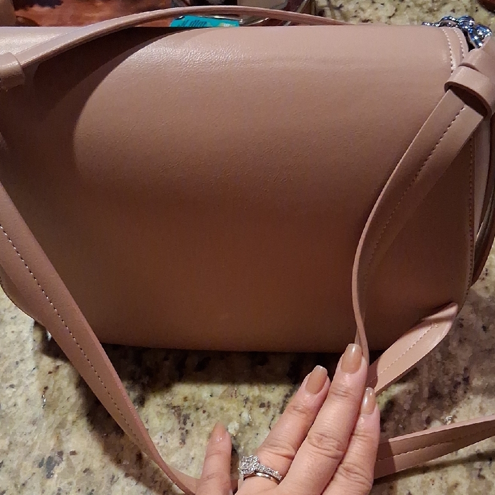 Women's Tan Crossbody Bag - Picture 4 of 4